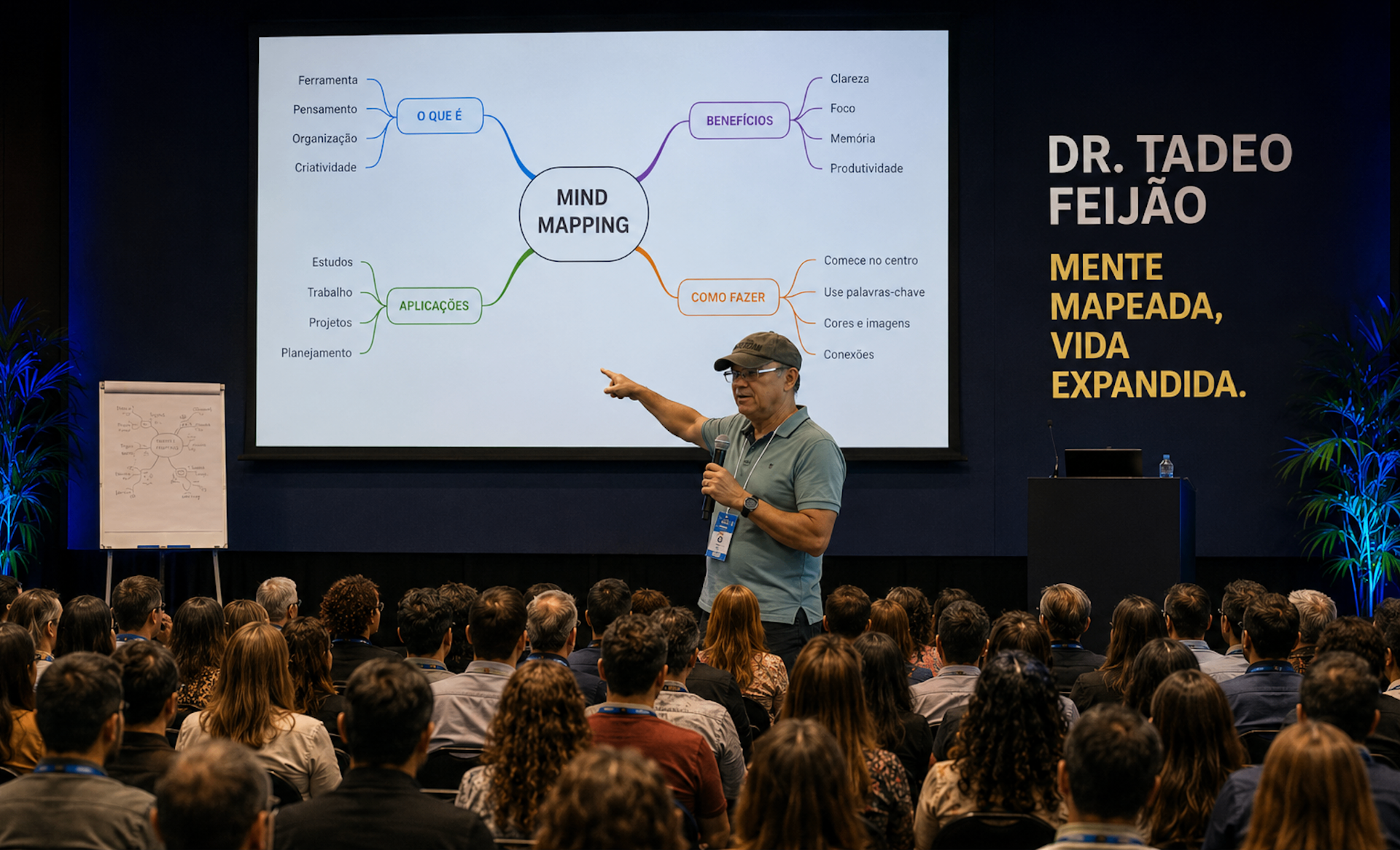 Dr. Tadeo Feijão em palestra
